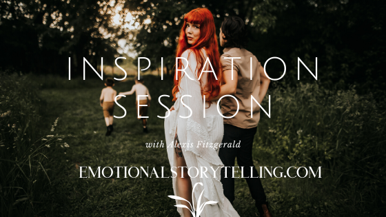 family inspiration session in the woods